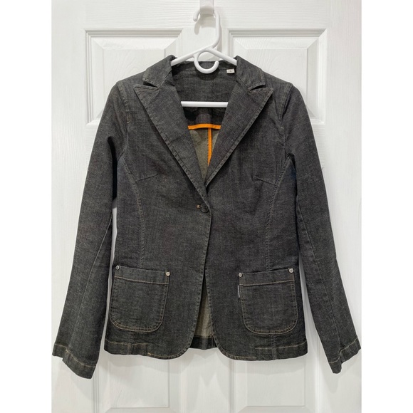 Thomas Burberry Jackets & Blazers - Thomas Burberry Denim Blazer